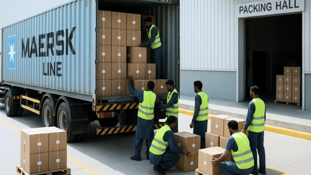 Container Loading International Linens