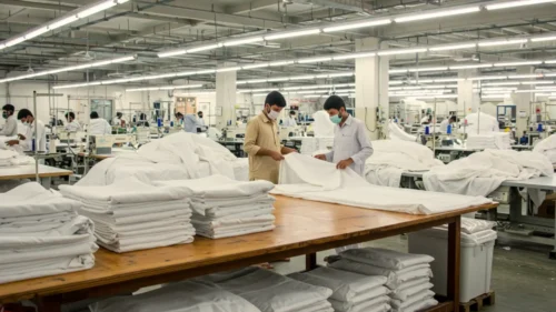 Stitching Inspection International Linens