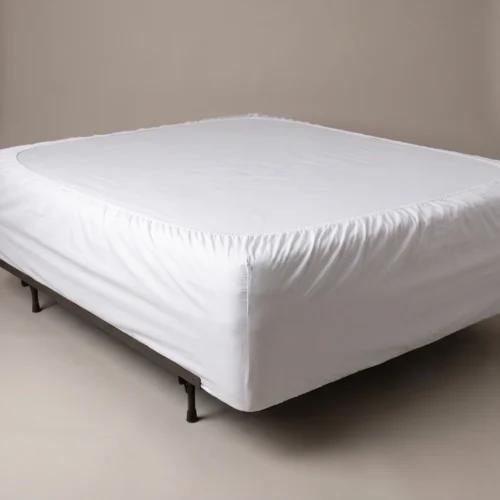 Bariatric bed sheets: wide white fitted sheet on a bariatric hospital bed by International Linens